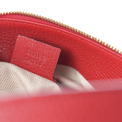 Gucci Pebbled Calfskin Large Soho Hobo Tabasco Red 9 of 10