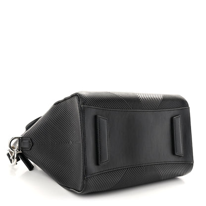 Givenchy Calfskin Geometric Embossed Small Antigona Black 4 of 12