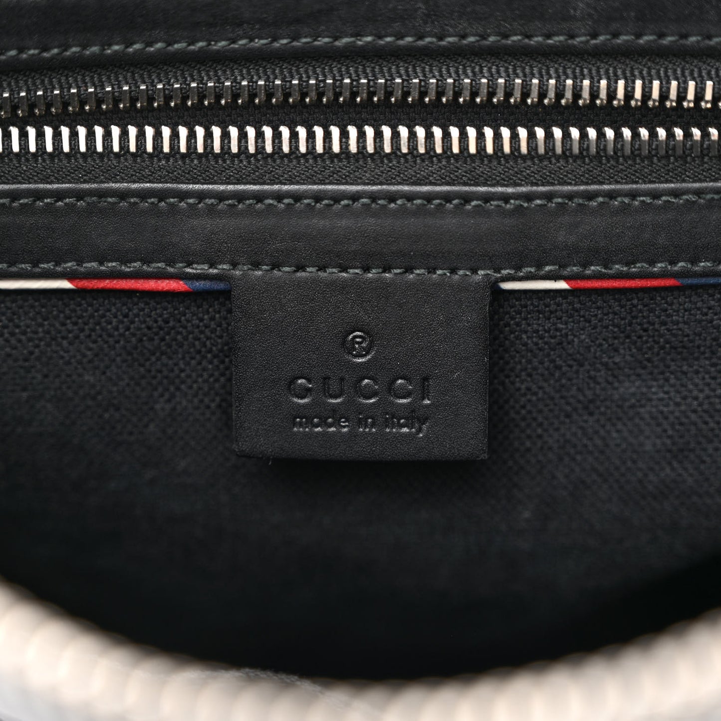 GG Supreme Monogram Night Courrier Flat Messenger Bag Black Multicolor