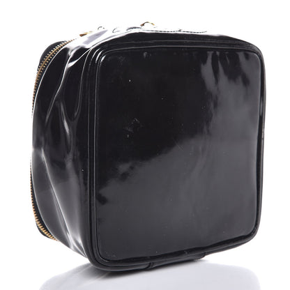 Chanel Patent Vanity Cosmetic Case Black 4 of 16