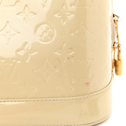 Louis Vuitton Vernis Alma GM Blanc Corail 13 of 14