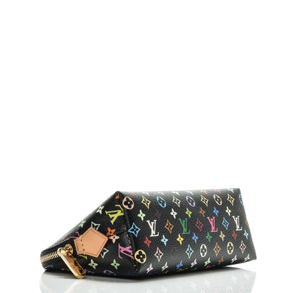 Louis Vuitton Monogram Multicolor Cosmetic Pouch Black Grenade 4 of 7