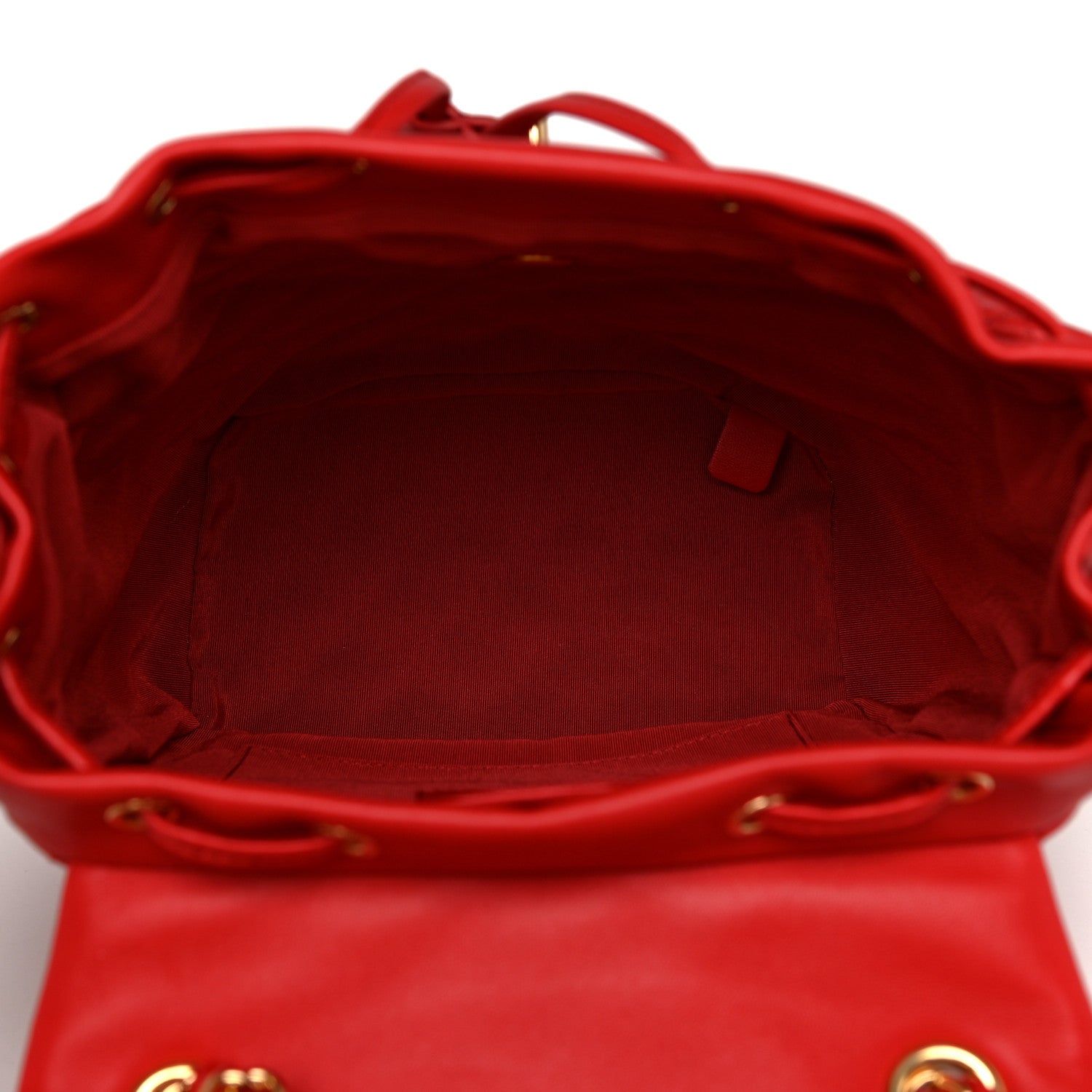 Chanel Lambskin Quilted Small Urban Spirit Backpack Red 5 of 10