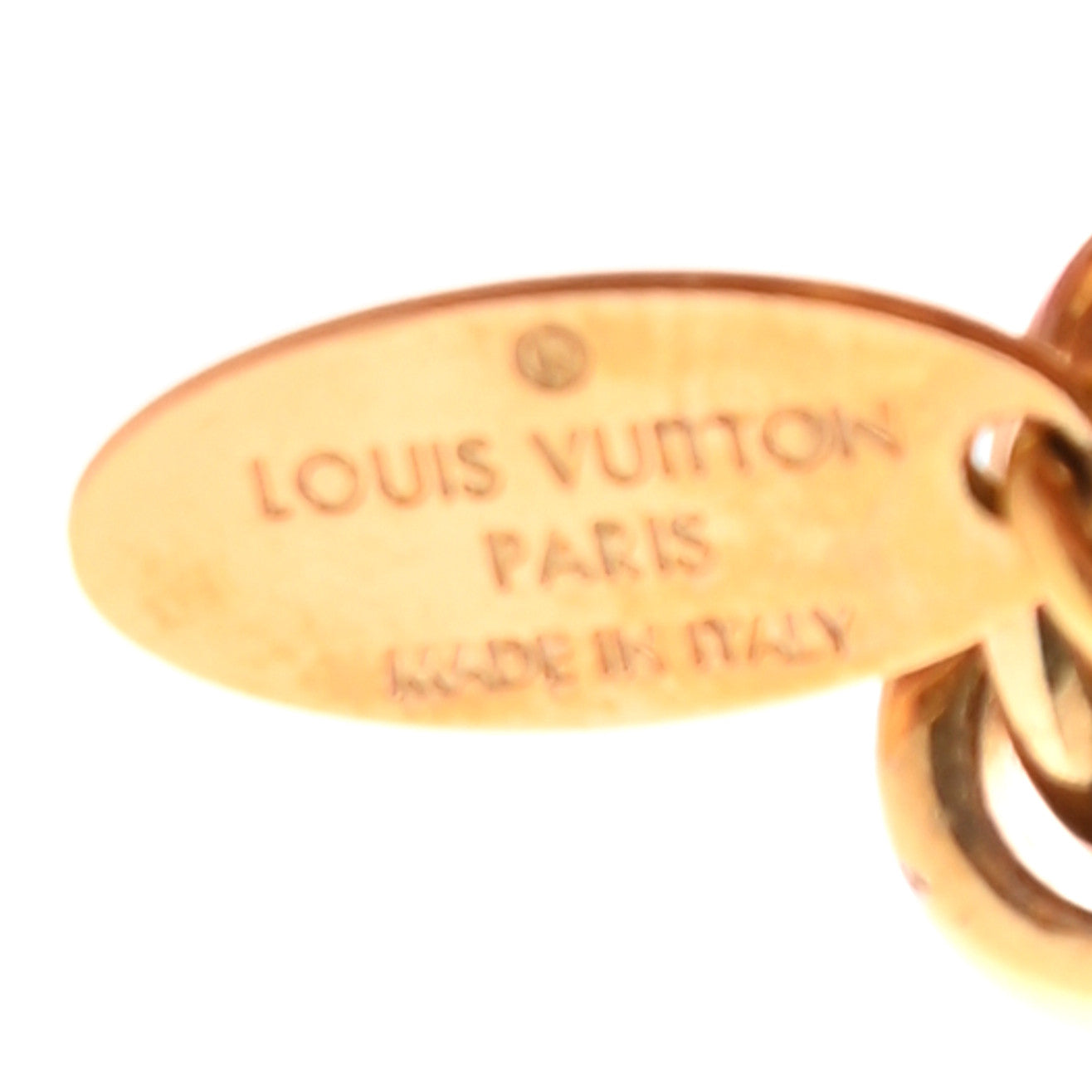 Fleur De Monogram Bag Charm Pink