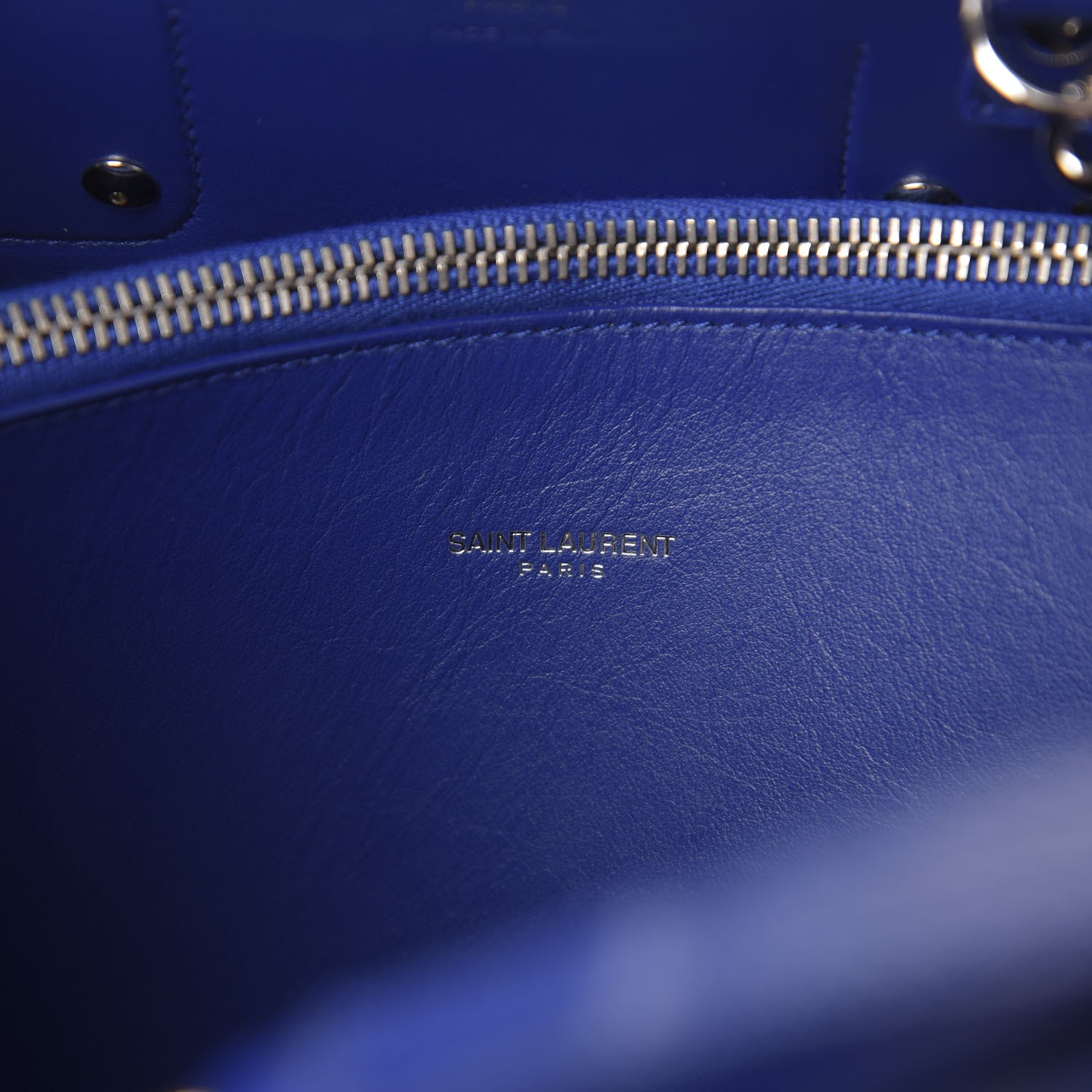 Saint Laurent Grained Calfskin Small Sac De Jour Outremer 7 of 12