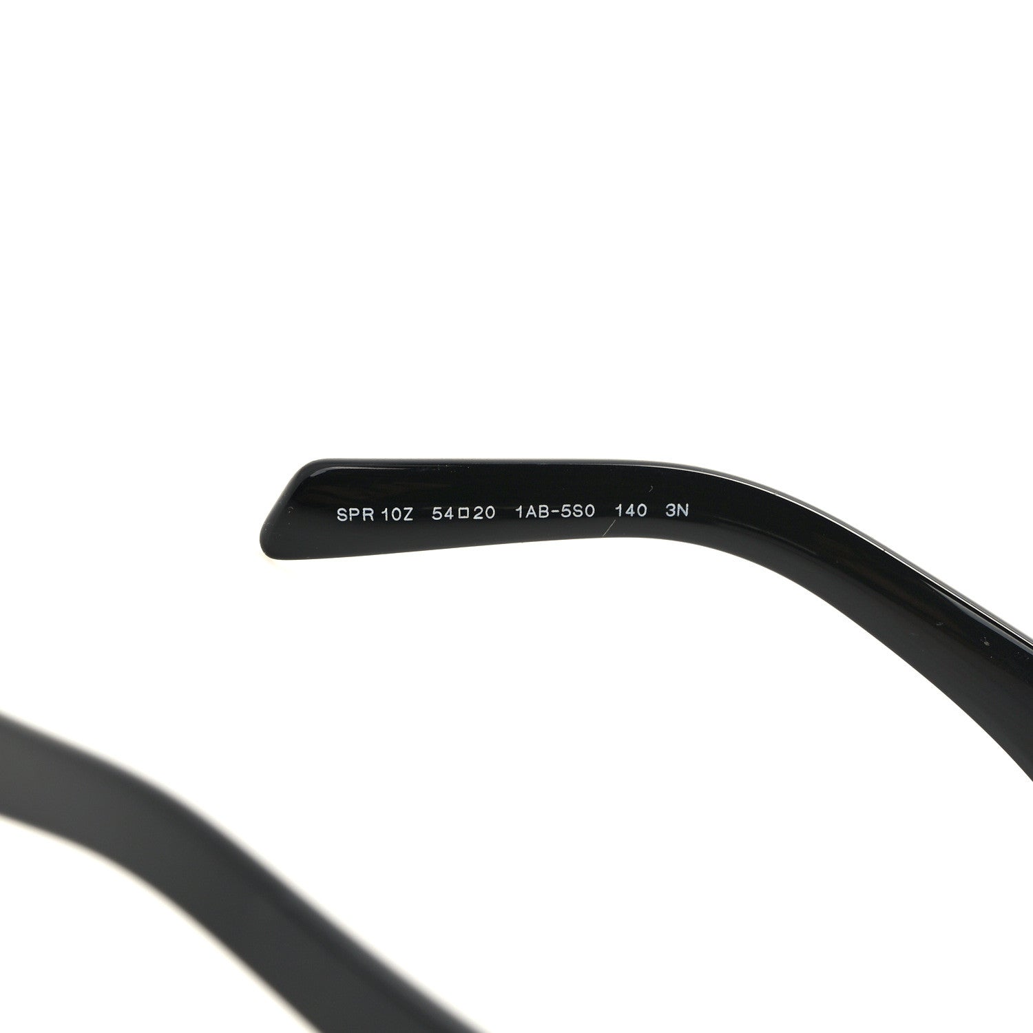 Prada Acetate Symbole Sunglasses SPR 10Z Black 6 of 8