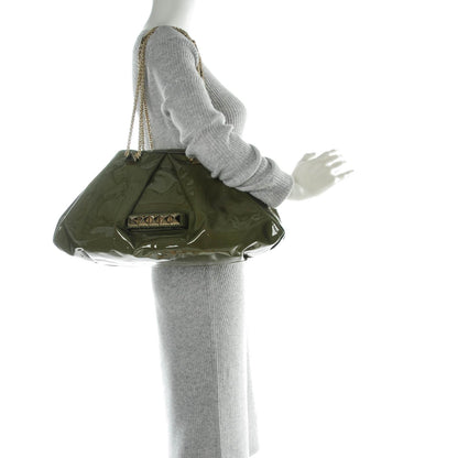 Valentino Garavani Patent Va Va Voom Shoulder Bag Vert 2 of 6