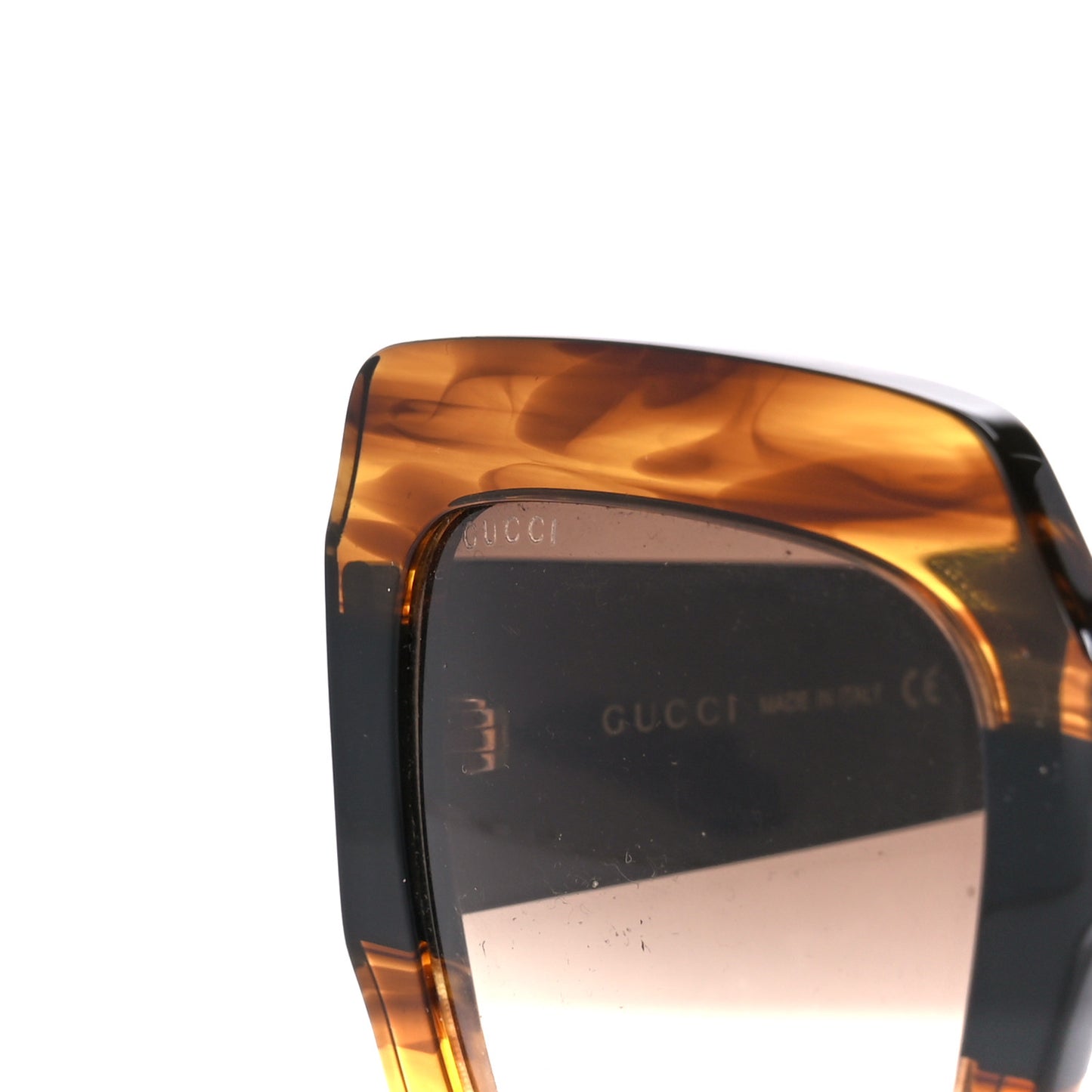 Square Frame GG0178S Sunglasses Havana