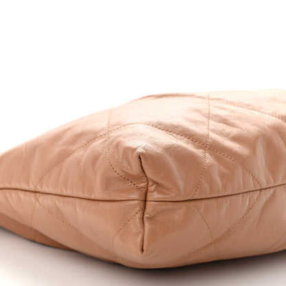 Chanel Shiny Calfskin Quilted Chanel 22 Camel 10 of 11