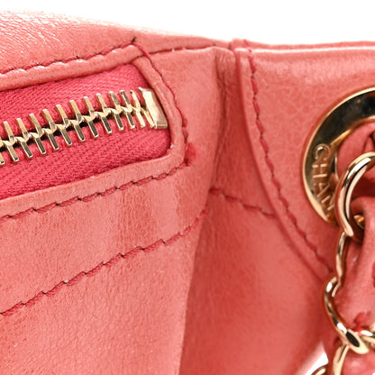 Chanel Crumpled Glazed Lambskin Quilted Waist Bag Fanny Pack Pink 11 of 11