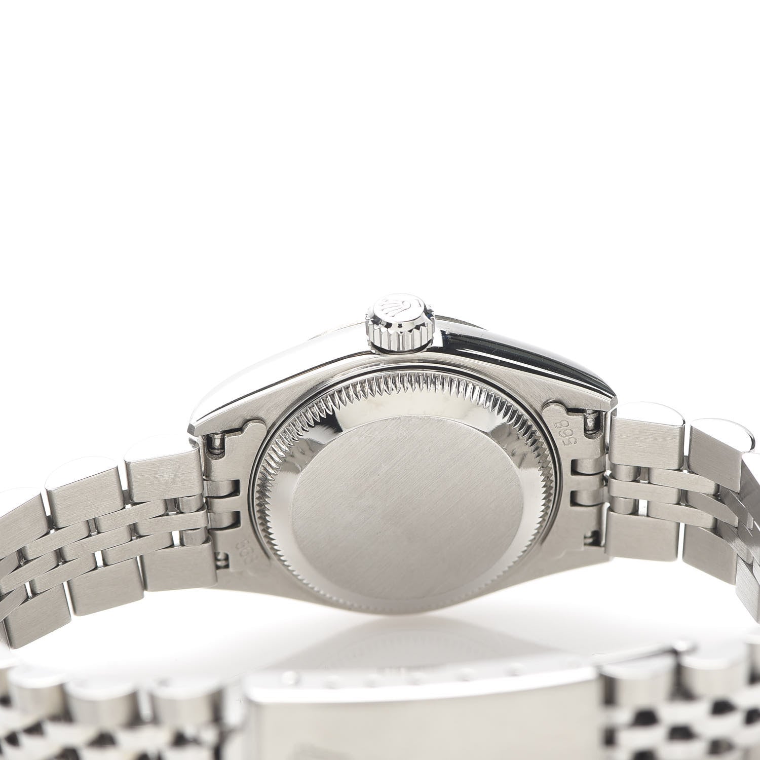 Rolex Stainless Steel 18K White Gold Diamond 26mm Oyster Perpetual Datejust Watch Silver 69174 5 of 6