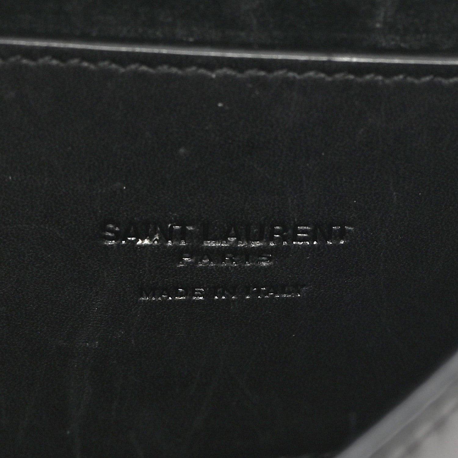 Saint Laurent Smooth Calfskin Classic Monogram Small Kaia Satchel Black 7 of 14