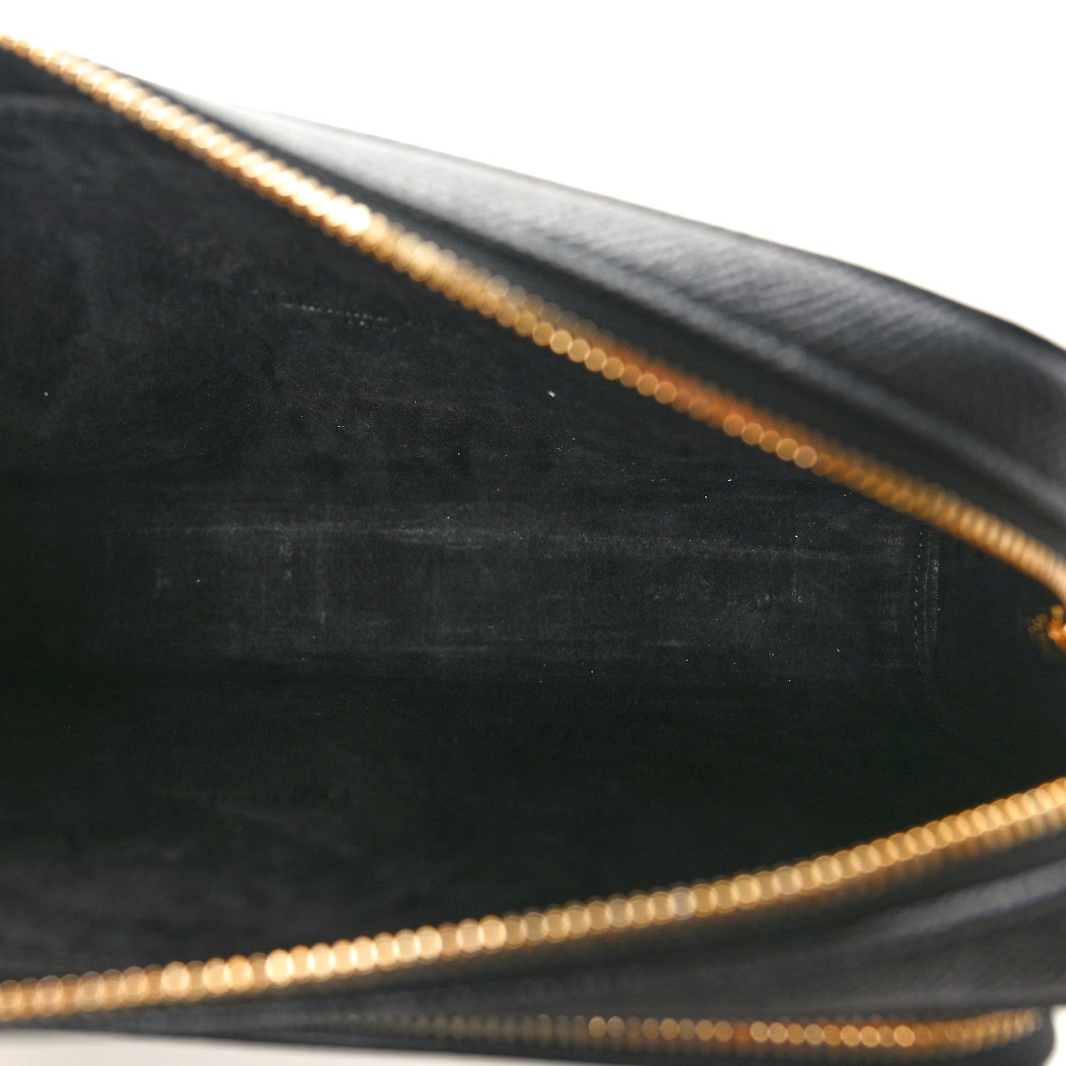 Christian Dior Grained Calfskin Caro Double Pouch Black 5 of 10