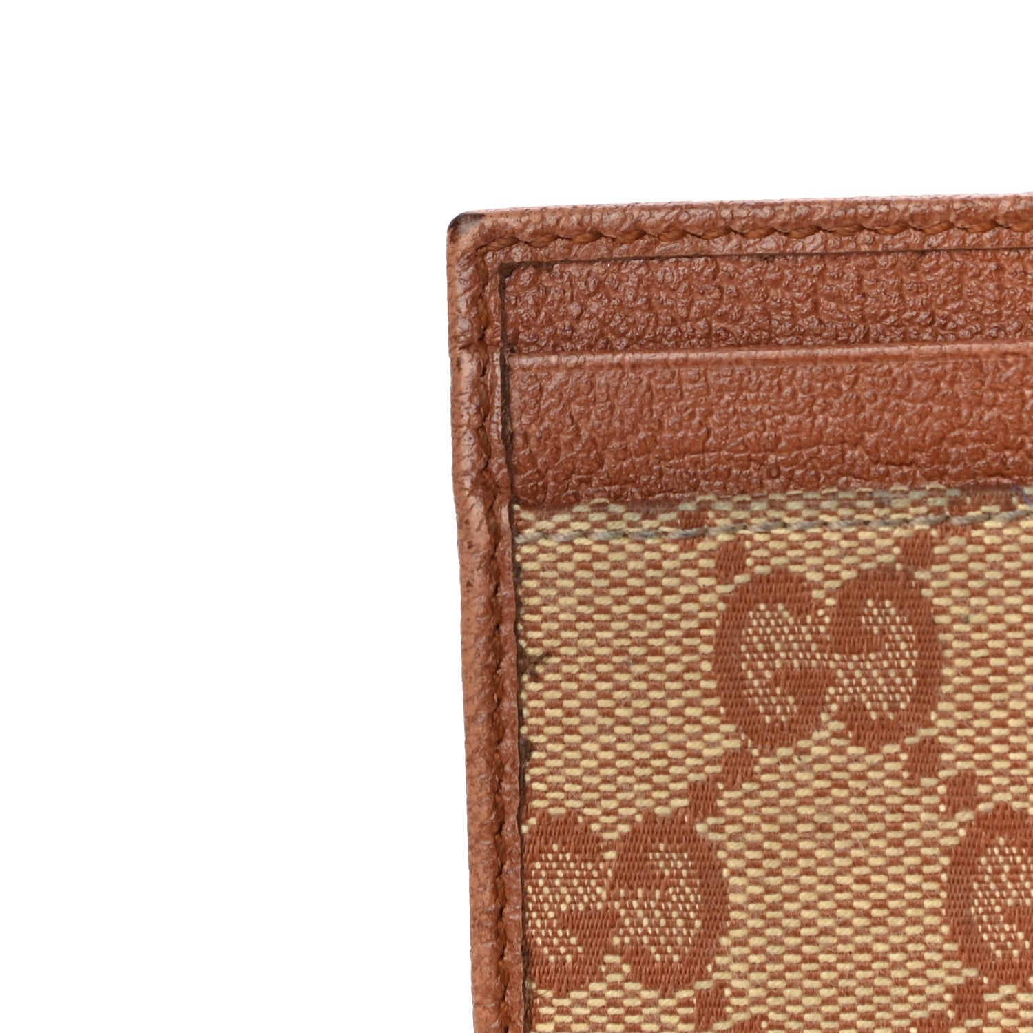 Gucci X MLB GG Monogram NY Yankees Card Holder Beige Ruggine Ivory 12 of 13