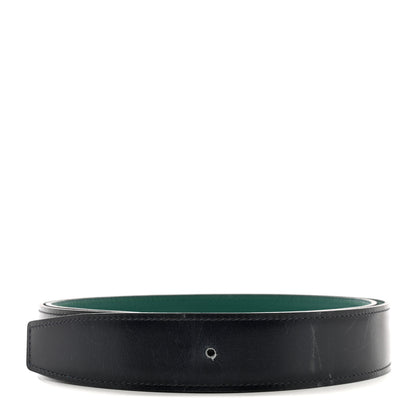 Hermes Box Togo 32mm Belt Strap 95 Bleu Indigo Malachite 1 of 8