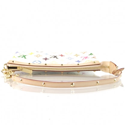 Louis Vuitton Monogram Multicolor Pochette Accessories White 4 of 8