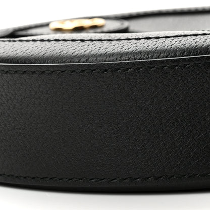 Gucci Grained Calfskin Web Mini Ophidia Round Shoulder Bag Black 9 of 10