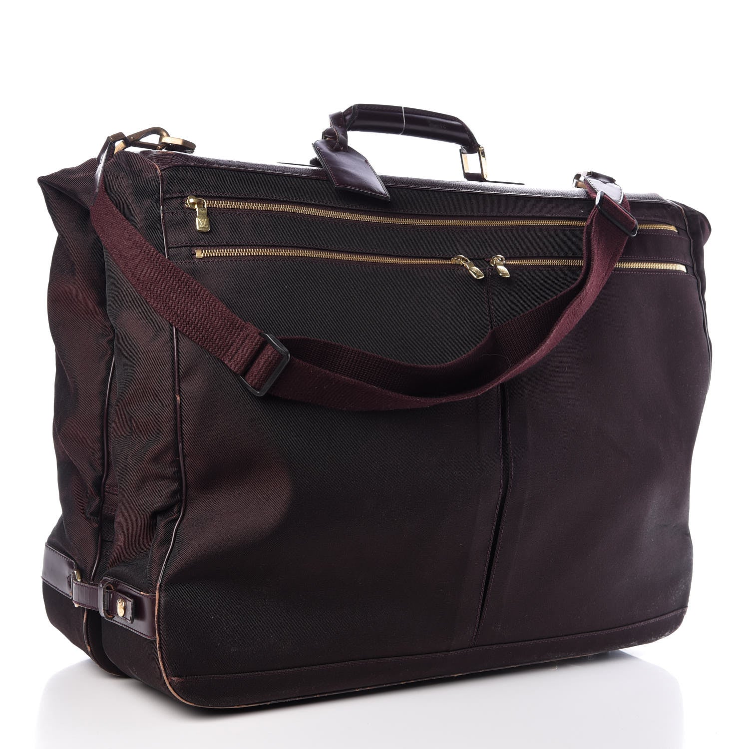 Louis Vuitton Taiga Canvas 5 Hanger Garment Carrier Bordeaux 3 of 20