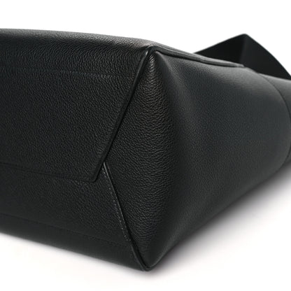 Celine Soft Grained Calfskin Sangle Bucket Bag Black 10 of 11