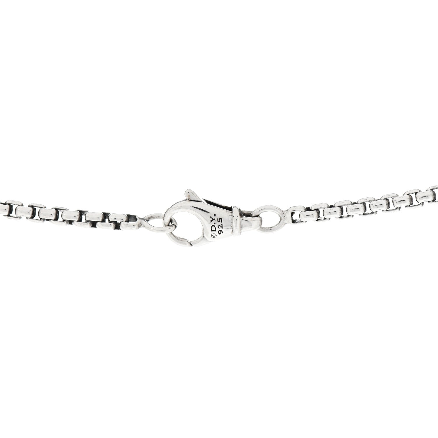 David Yurman Sterling Silver 18K Yellow Gold Black Diamond Waves Dagger Amulet Pendant Necklace 5 of 5