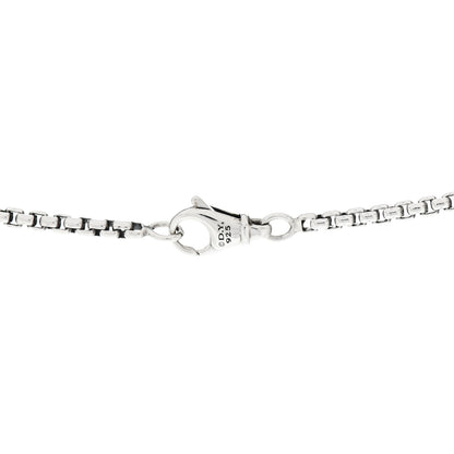 David Yurman Sterling Silver 18K Yellow Gold Black Diamond Waves Dagger Amulet Pendant Necklace 5 of 5