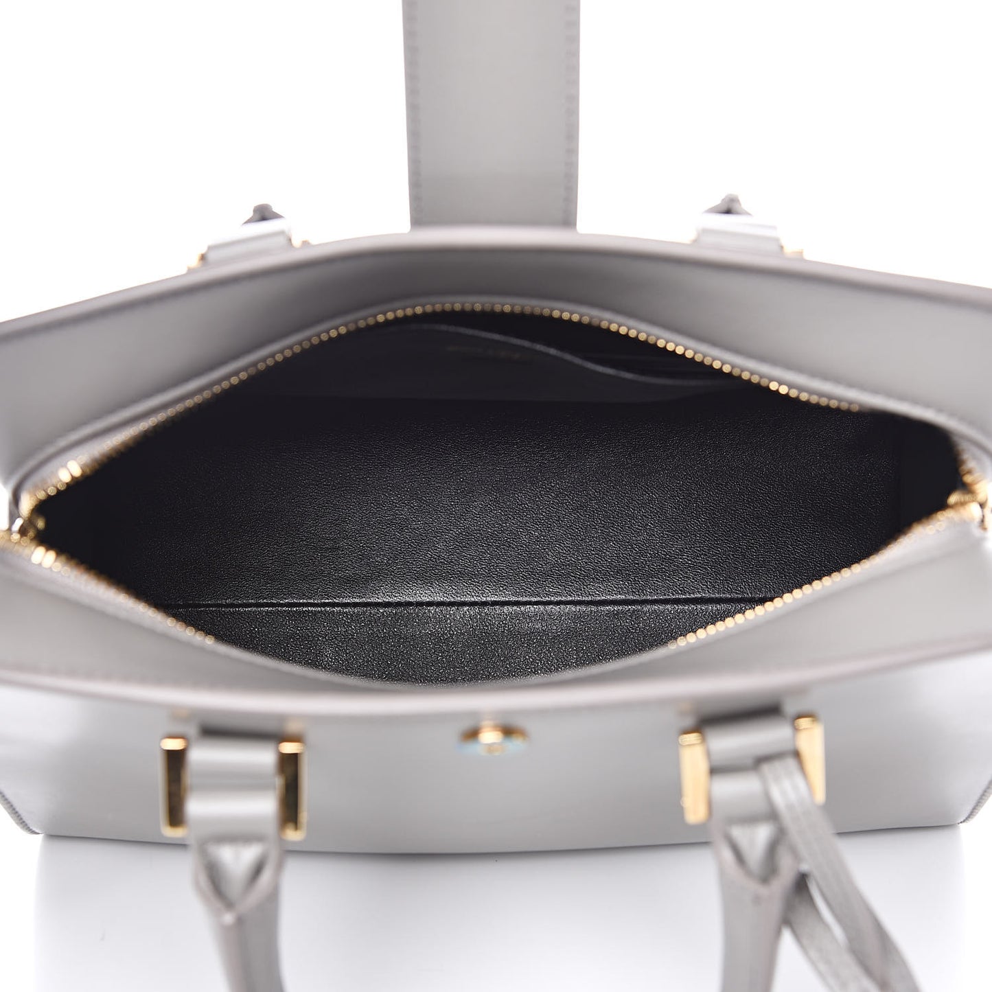 Calfskin Monogram Baby Cabas Fog