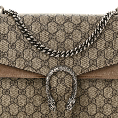 Gucci GG Supreme Monogram Medium Dionysus Shoulder Bag Taupe 8 of 16