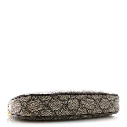 Gucci GG Supreme Monogram Textured Dollar Calfskin Mini Ophidia Chain Bag Beige Ebony 4 of 10