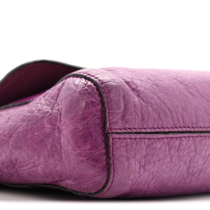 Mulberry Heavy Grain Calfskin Small Margaret Crossbody Purple 9 of 14