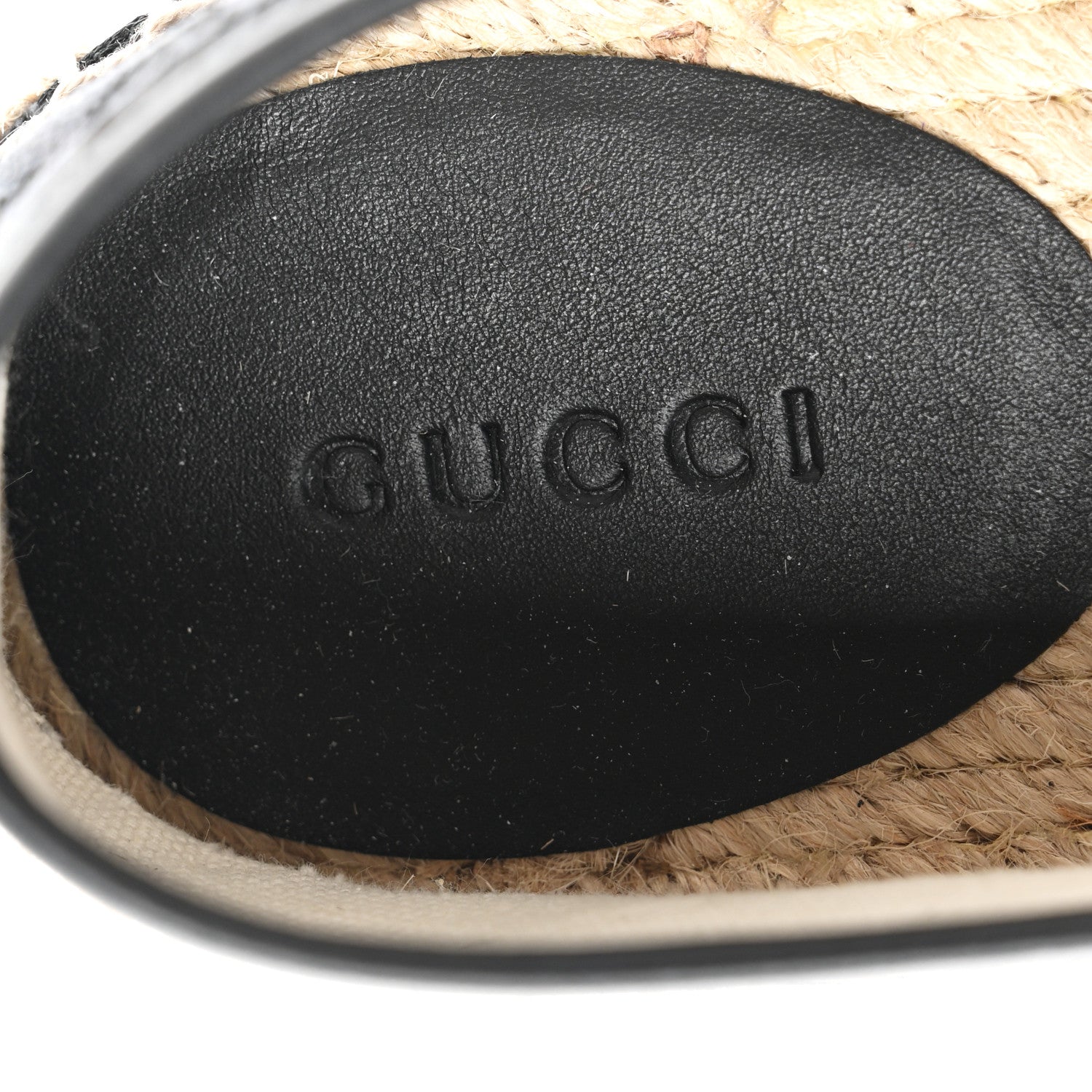 Gucci Microguccissima Signature Espadrilles 37.5 Black 7 of 8
