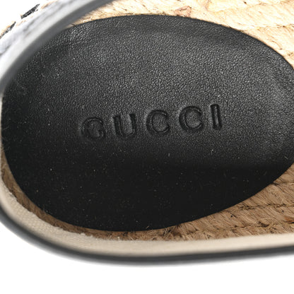 Gucci Microguccissima Signature Espadrilles 37.5 Black 7 of 8
