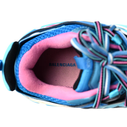 Balenciaga Mesh Nylon Womens Track Sneakers 39 Blue Black 6 of 6