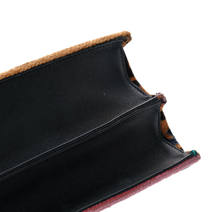 Fendi Velvet Vitello Dolce Fun Fair Kan I Shoulder Bag Tobacco Multicolor Black 13 of 14