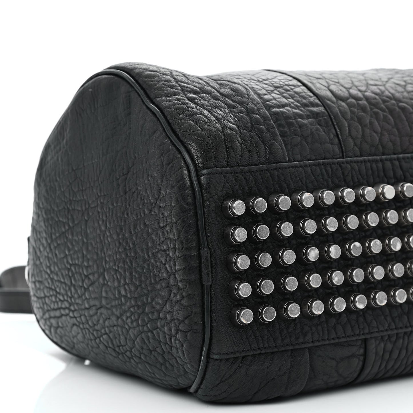 Pebbled Lambskin Rocco Black Nickel Hardware