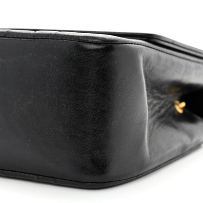 Chanel Lambskin Quilted Small Single Flap Black 11 of 12