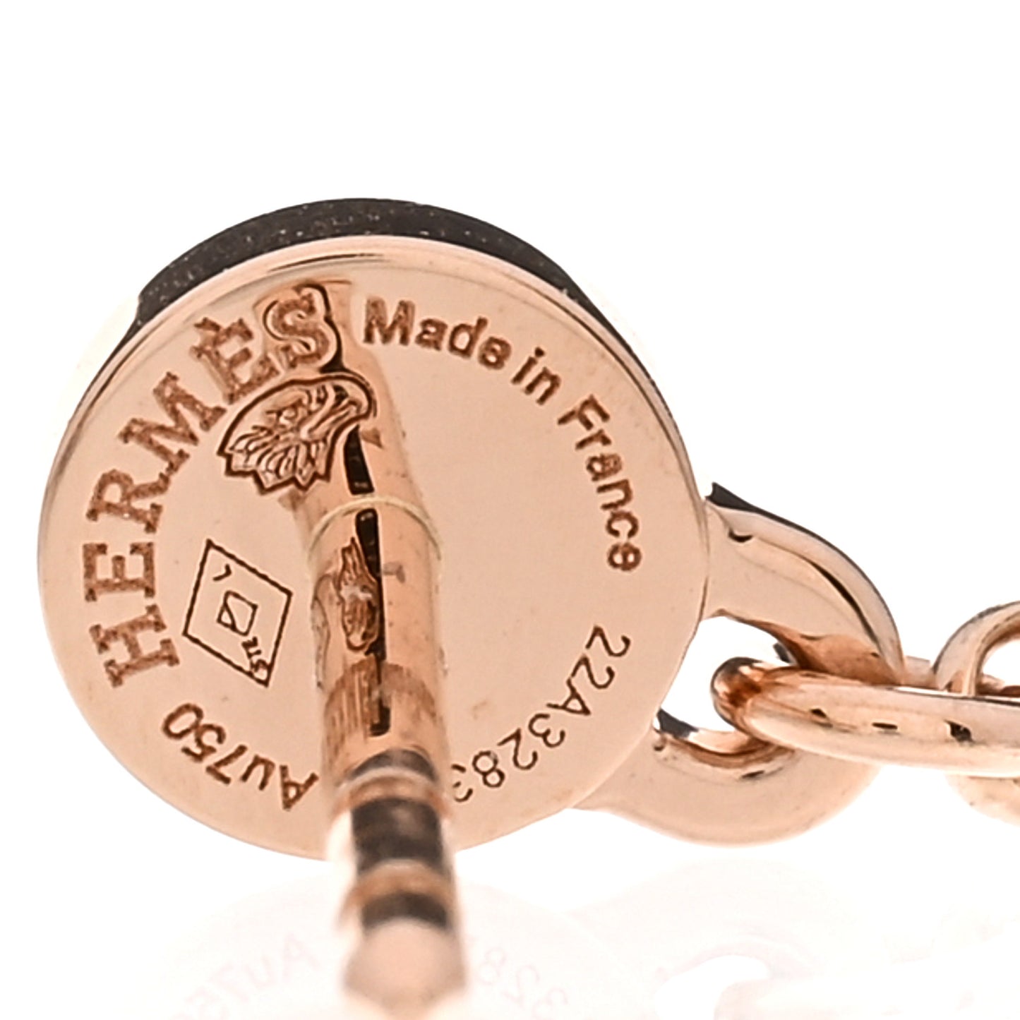 18K Rose Gold Kelly Clochette Earrings