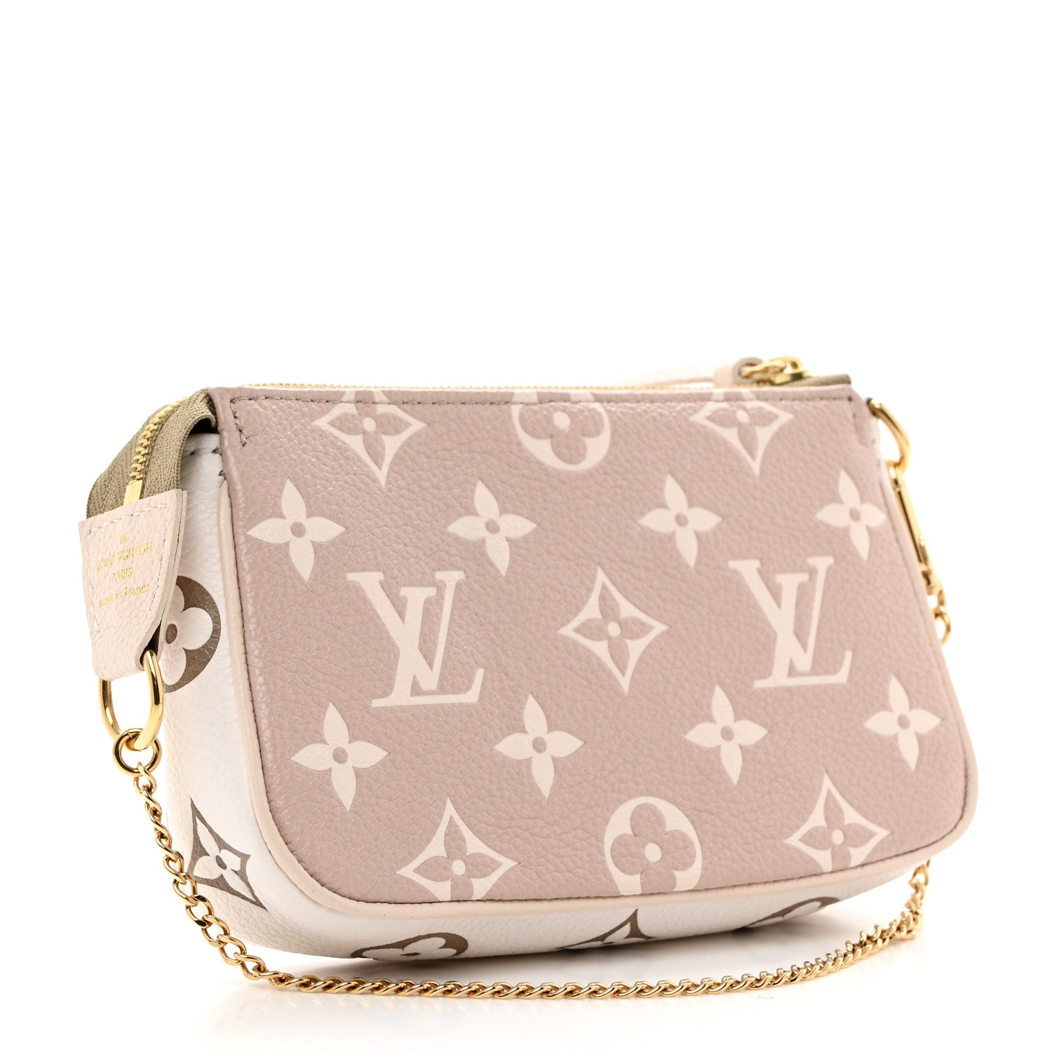 Louis Vuitton Empreinte Spring in the City Mini Pochette Accessories Kaki Beige Cream 3 of 6