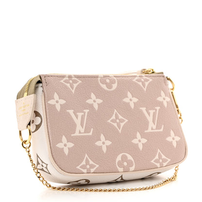 Louis Vuitton Empreinte Spring in the City Mini Pochette Accessories Kaki Beige Cream 3 of 6