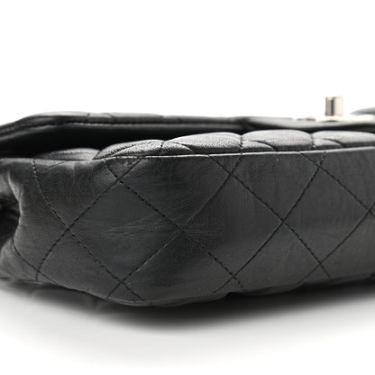 Chanel Lambskin Quilted East West Flap Black 9 of 16