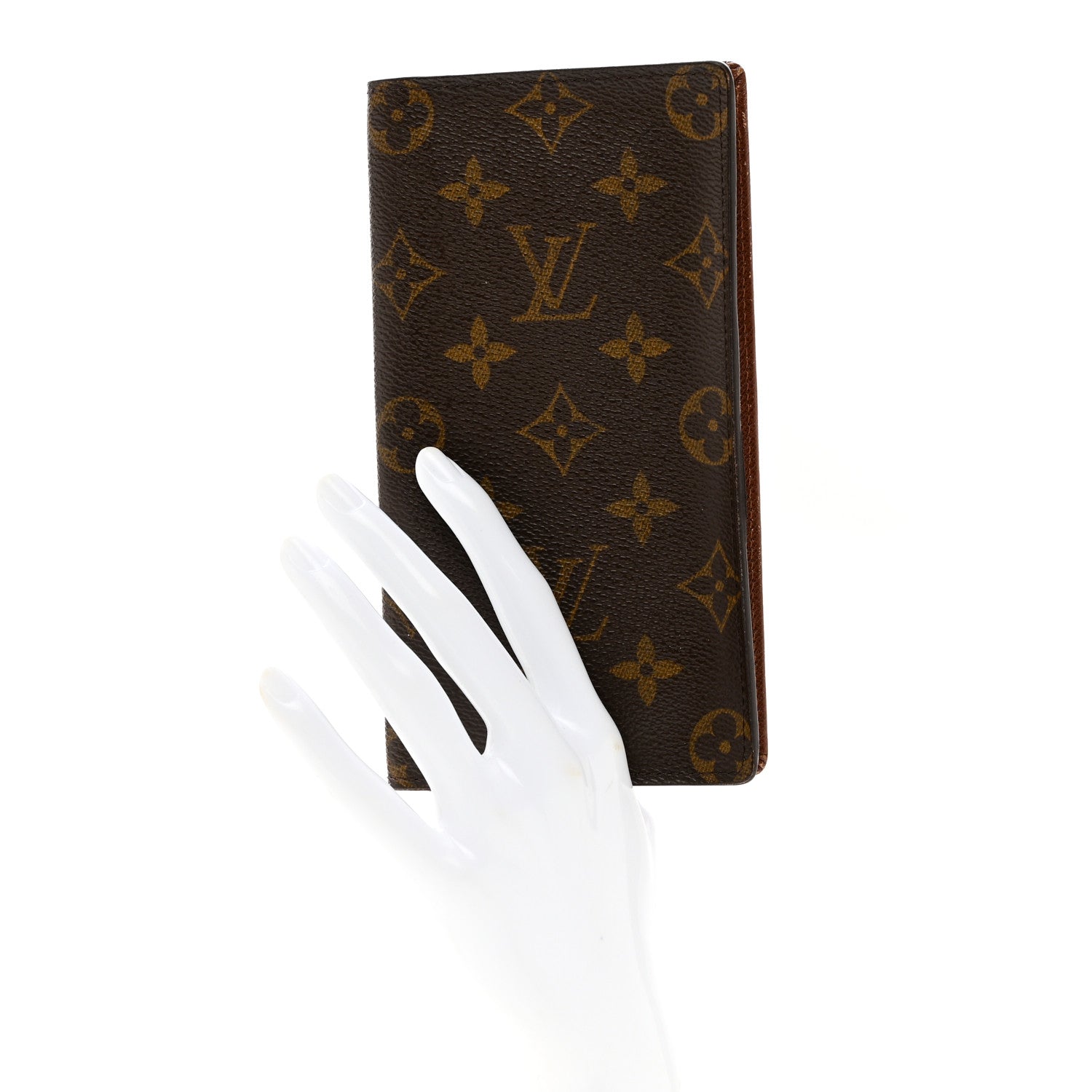 Louis Vuitton Monogram Porte Valeurs Checkbook Wallet 2 of 10