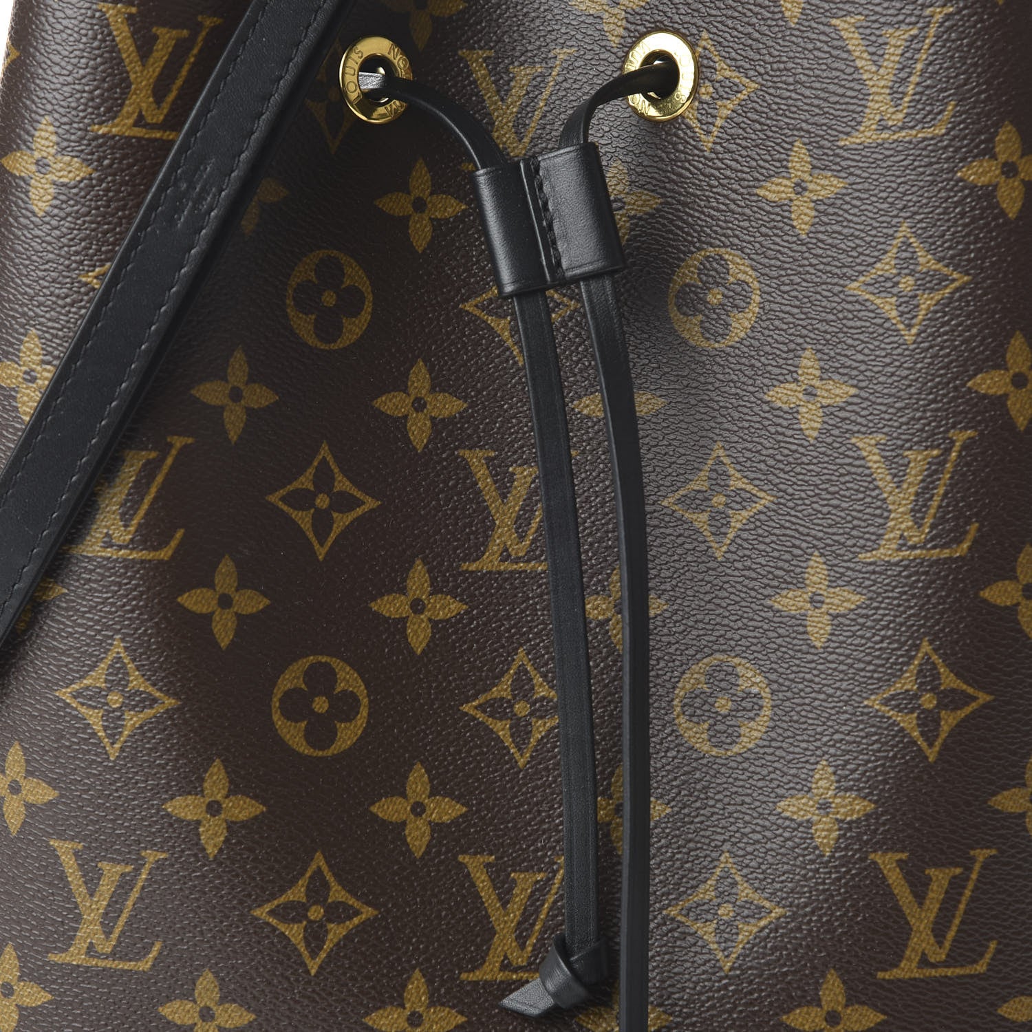 Louis Vuitton Monogram Neonoe MM Black 9 of 10