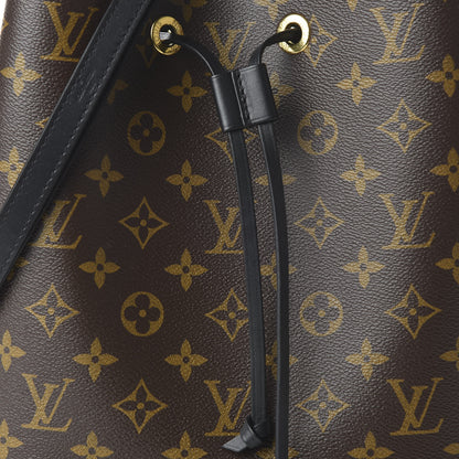 Louis Vuitton Monogram Neonoe MM Black 9 of 10