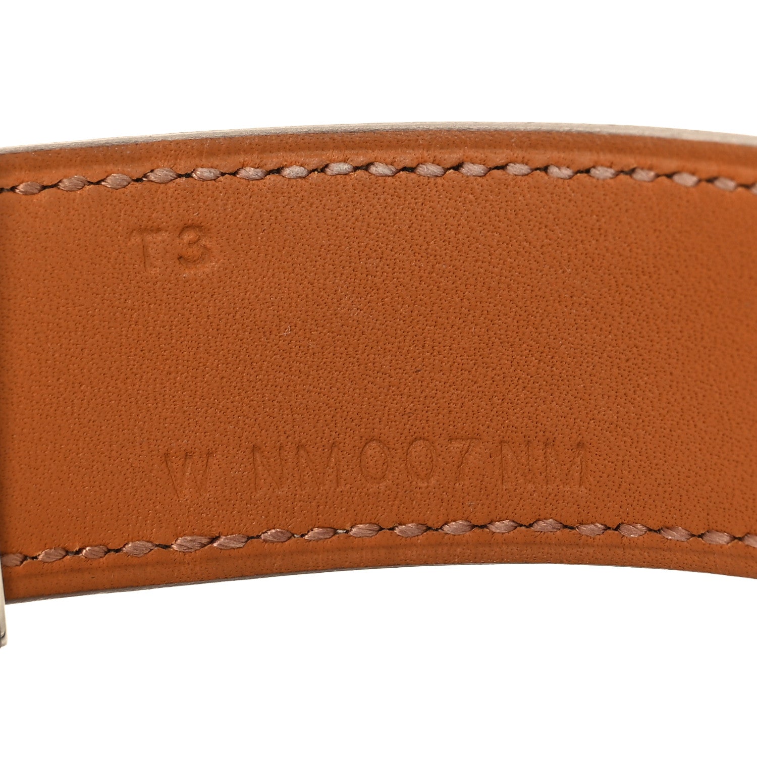 Hermes Matte Niloticus Crocodile Himalaya Collier De Chien CDC 24 Bracelet T3 Blanc 5 of 6