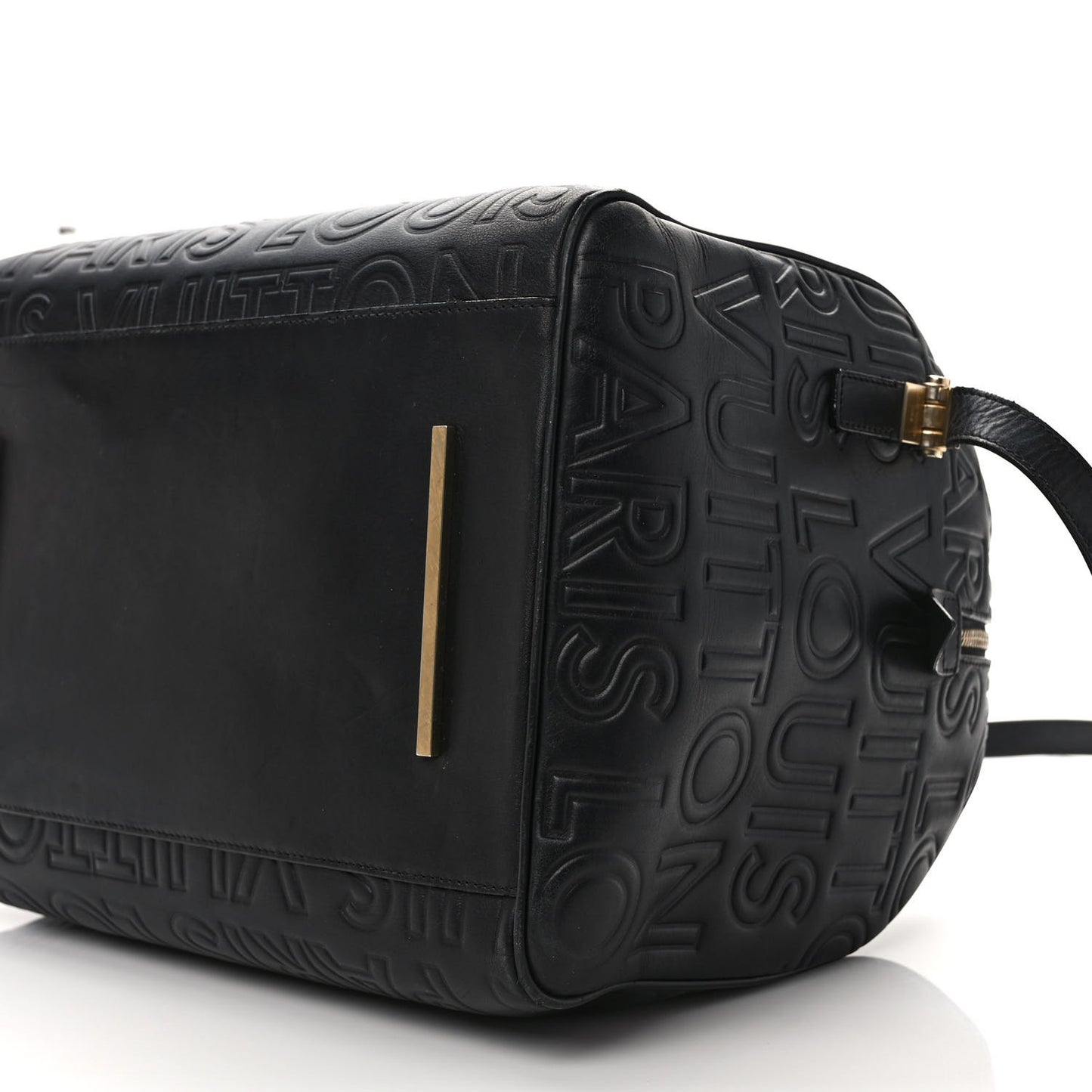 Calfskin Embossed Speedy Cube 30 Black