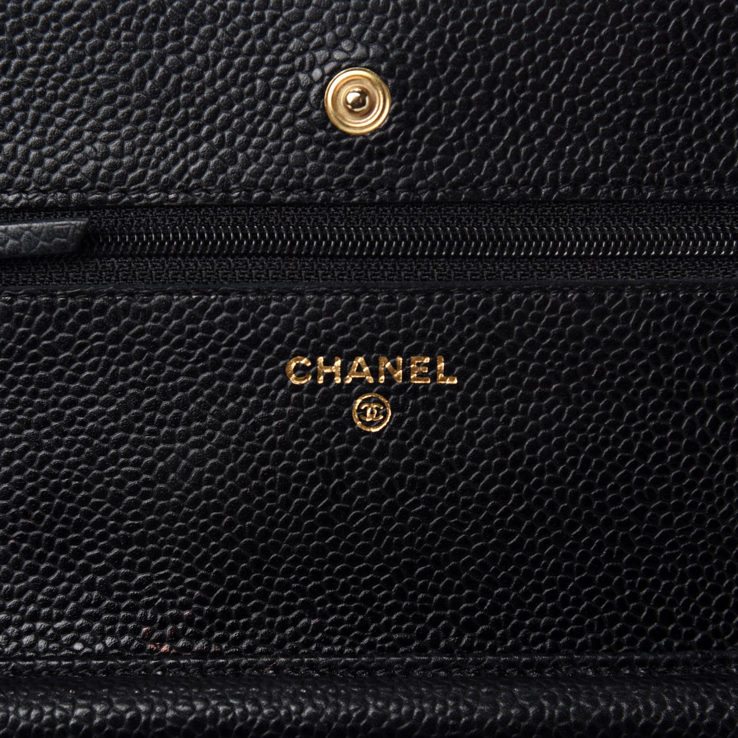 Chanel Caviar Quilted Wallet On Chain WOC Black 8 of 12