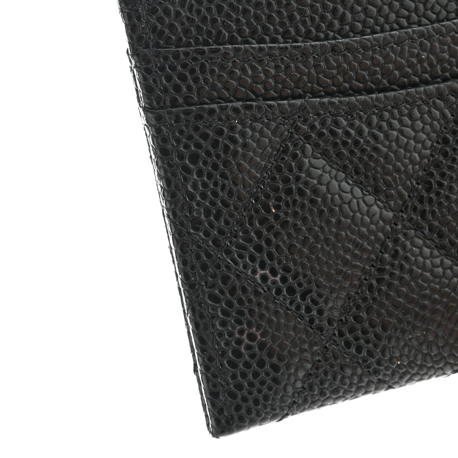 Chanel Caviar Quilted Card Holder Black 9 of 10