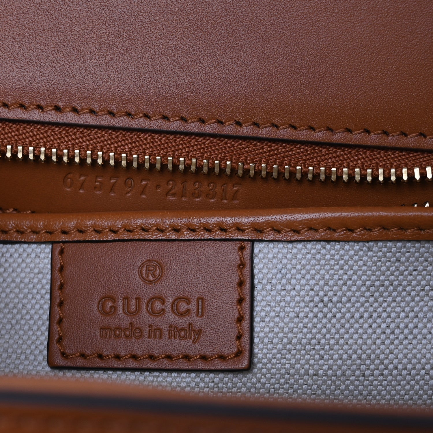 Gucci Canvas Calfskin Web Small Bamboo 1947 Top Handle Bag Greggio Harness Brown 10 of 14