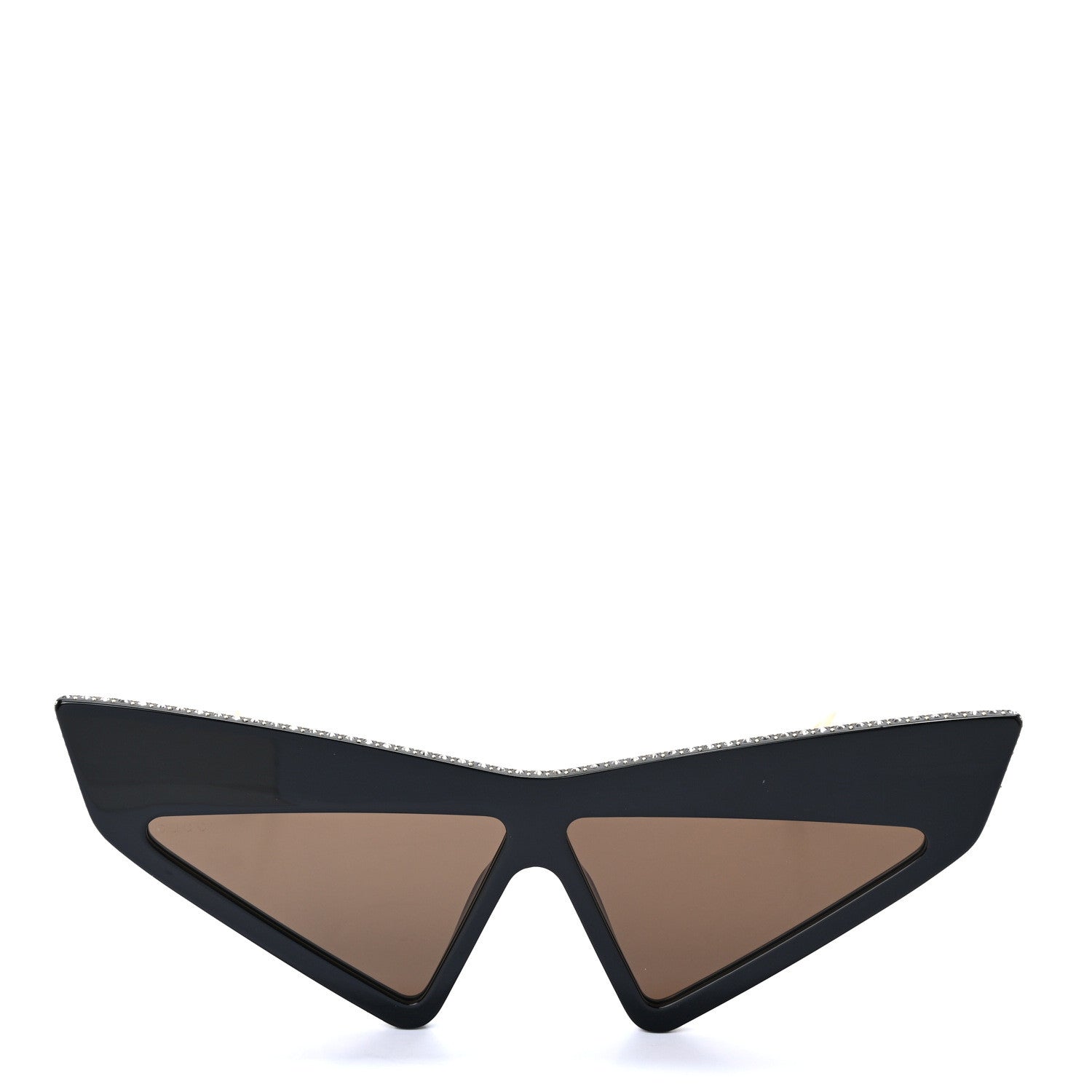 Gucci Acetate Crystal Geometric Sunglasses GG0430S Black 2 of 6