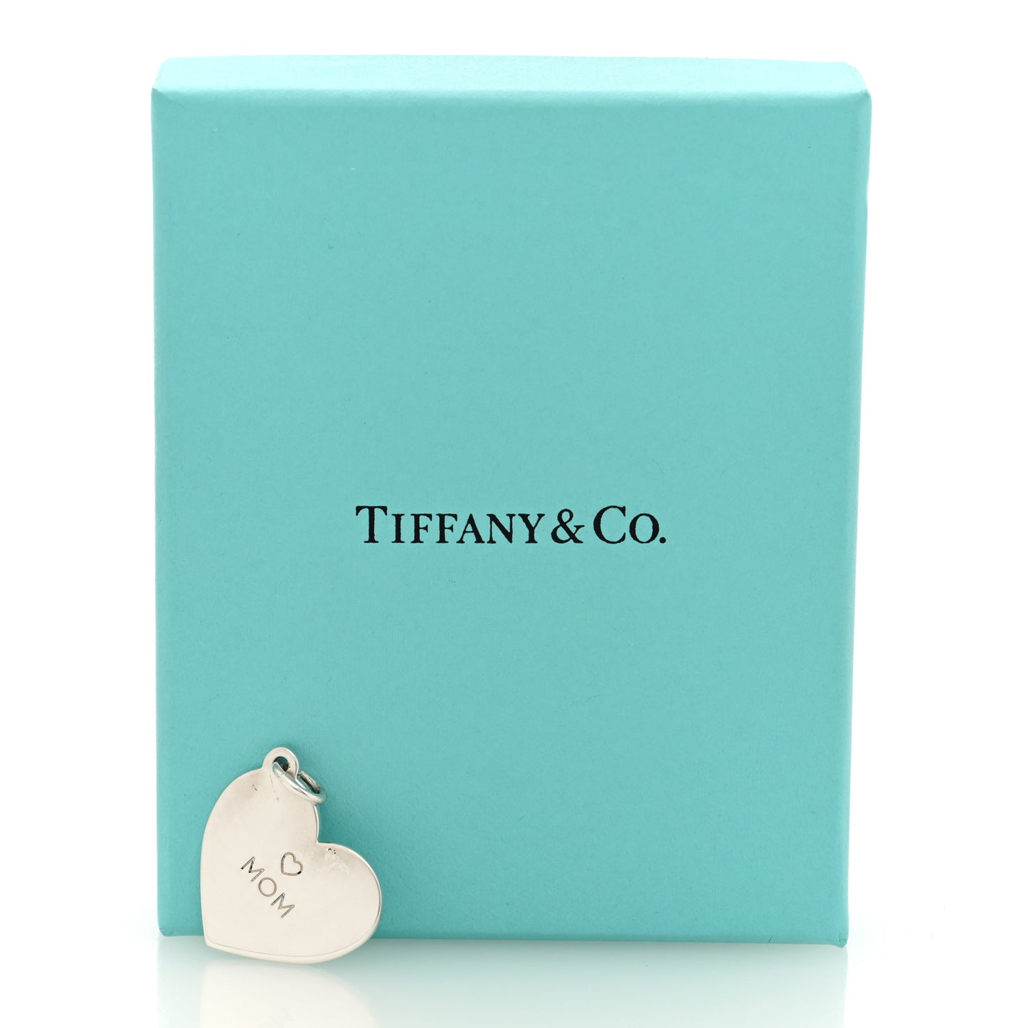 Sterling Silver Mom Heart Charm