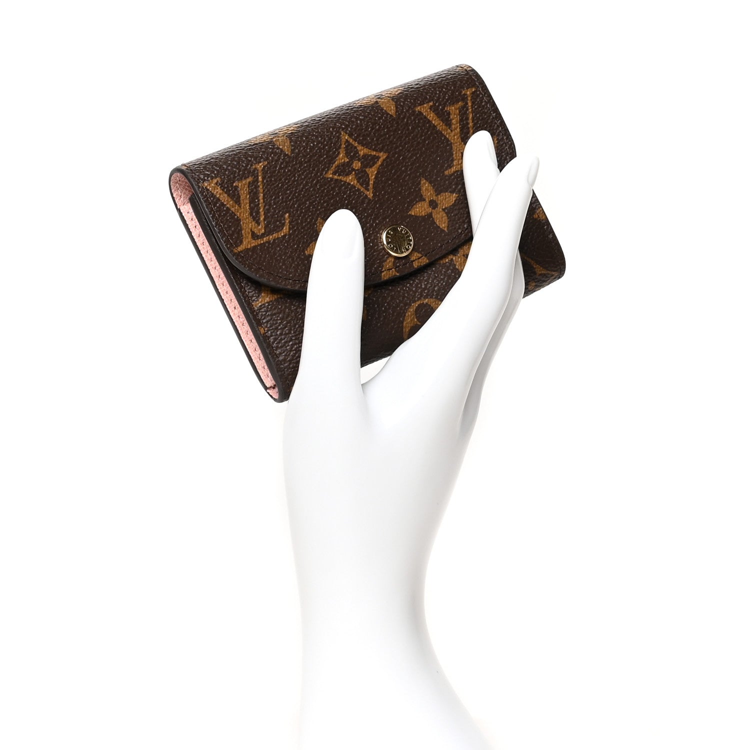 Louis Vuitton Monogram Rosalie Coin Purse Rose Ballerine 2 of 8